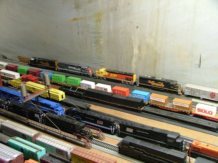 Photo of sp and rio grande power on my train layout