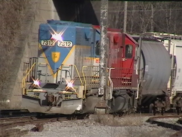 Photo of cpr train southbound at saratoga ny