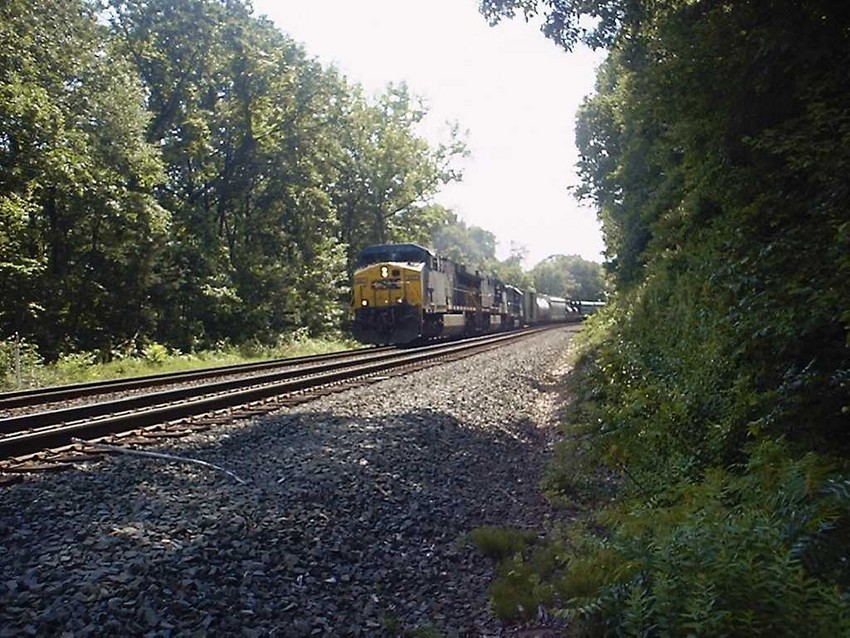 Photo of csx train at west springfield ma
