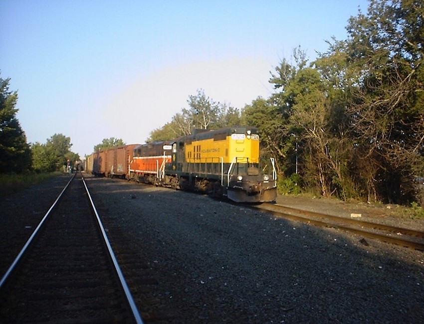 Photo of housatonic railroad nx12 heading home to canaan ct