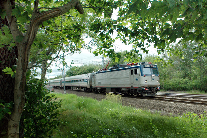 Photo of Amtrak Regional slowing at Kingston, RI  nb today