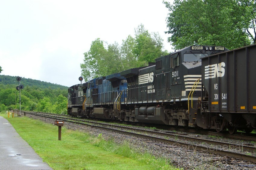 Photo of Loaded coal train in S. Royalston MA