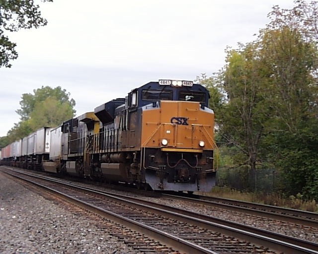 Photo of csx sd70ace #4845 on 0116 at pittsfield ma