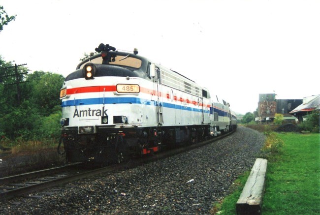 Photo of Amtrak FL-9 on a excursion at Oneonta, NY