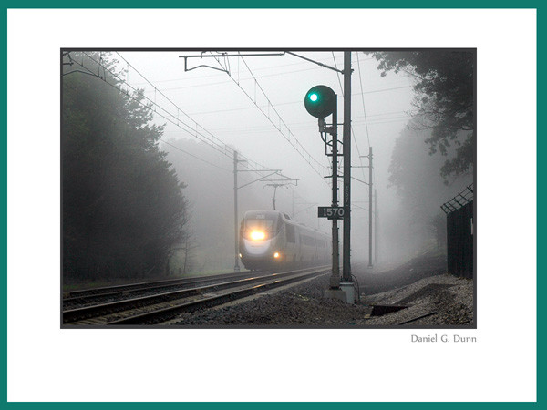 Photo of Southbound in the fog...6am Acela