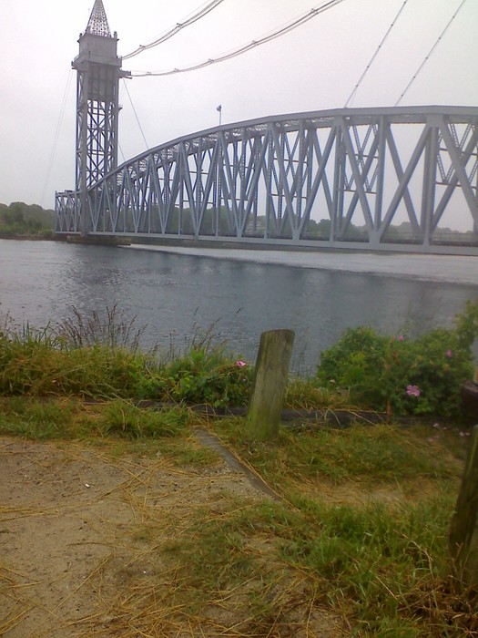 Photo of canal bridge down 2