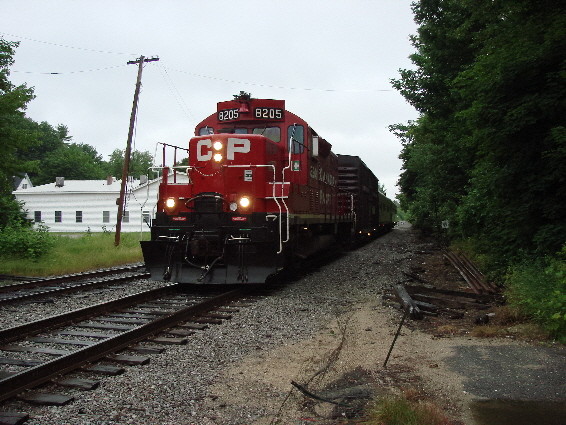 Photo of CP 8205 Leads Inspection Train On SLR