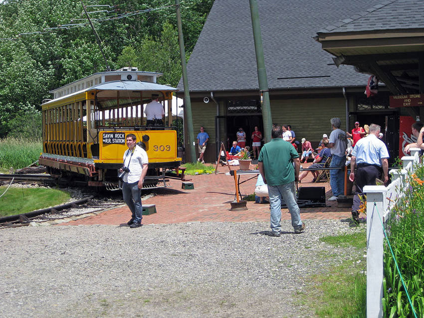 Photo of Connecticut Co. 303 at the Seashore Trolley Museum