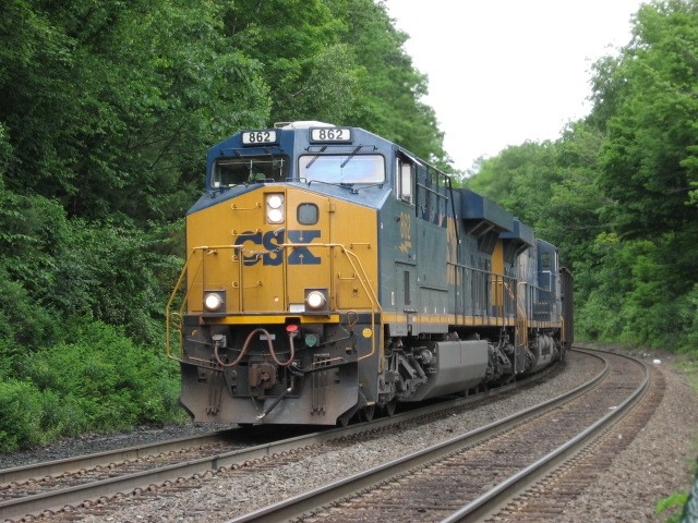 Photo of csx train eastbound at dalton depot