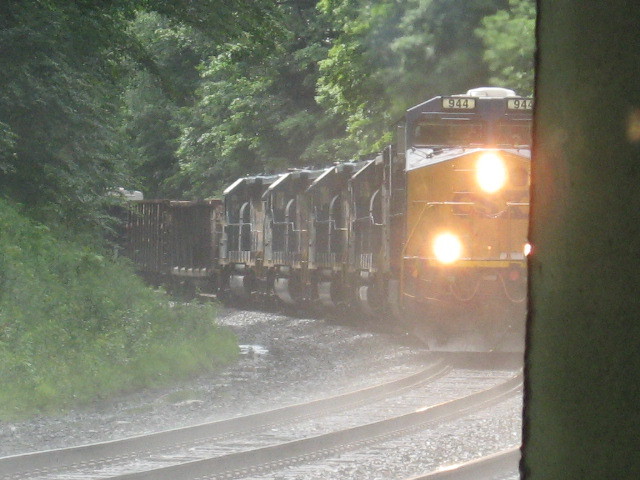 Photo of csx eb train at dalton ma