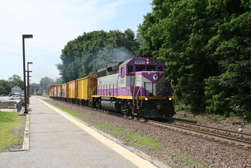 Photo of MBCR Ballast train by Ballardvale