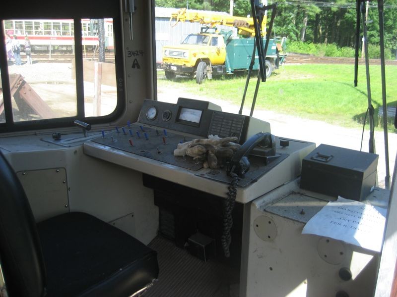 Photo of The Cab of MBTA Boeing LRV 3424