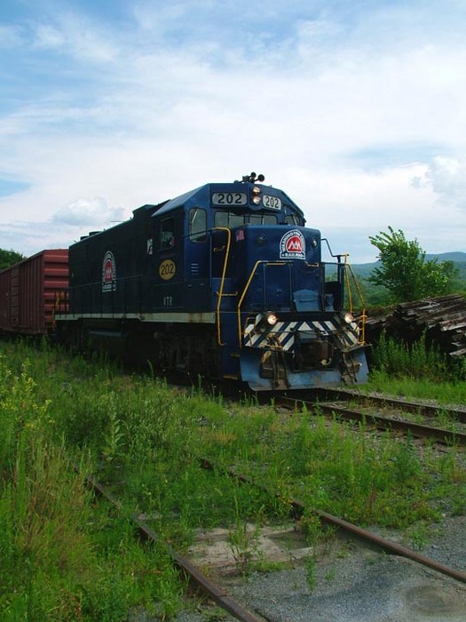 Photo of WCRR #202 at Barnet VT