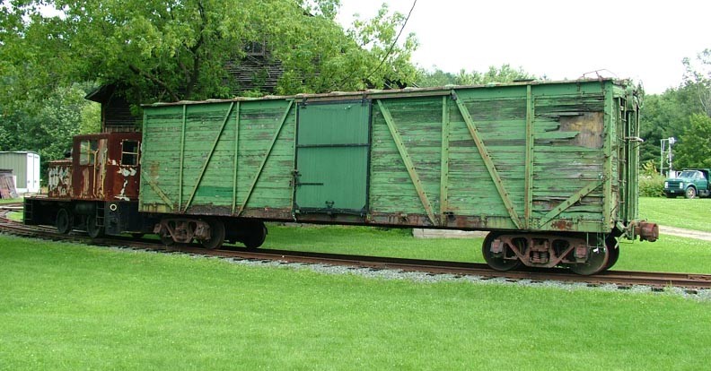 Photo of CV (?) 40' Boxcar north of Rygate, VT