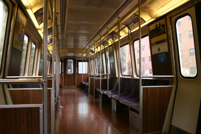 Photo of MBTA Orange Line Hawker-Siddeley 01200 Car Interior