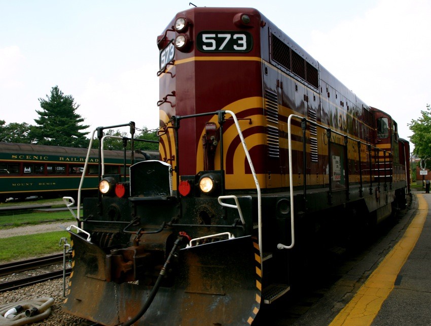 Photo of Conway Scenic Railroad GP-7 573