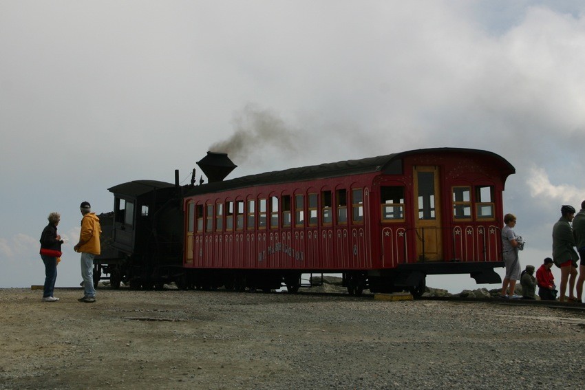 Photo of Cog Railway Train at the Summit