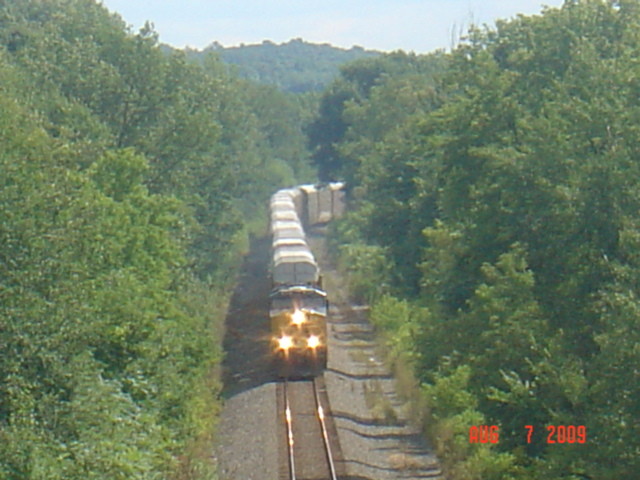 Photo of Long intermodel train going out of selkirk