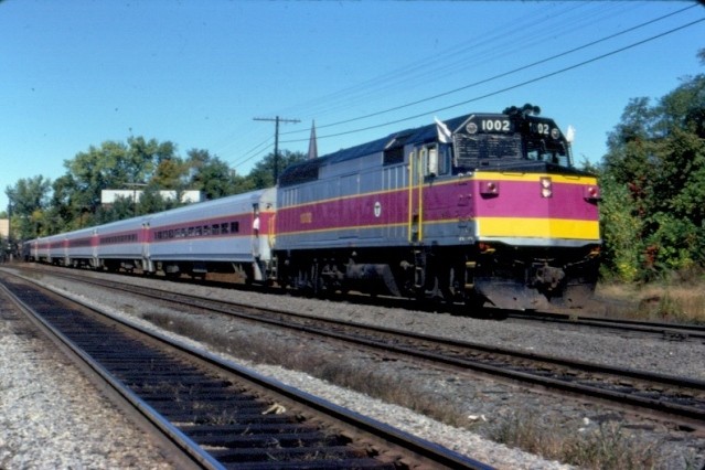 Photo of Another Conn River excursion at Greenfield with MBTA equipment