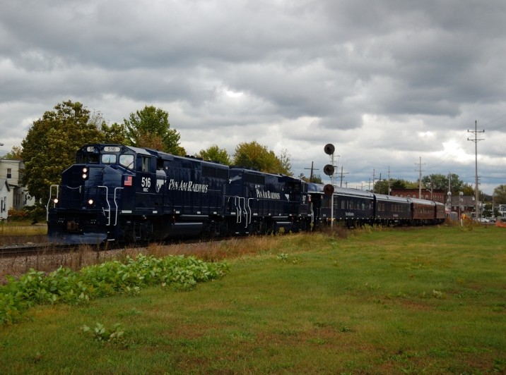 Photo of Pan Am Business Train at Mechanicville, NY