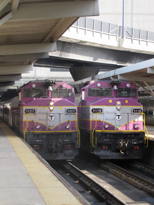 Photo of MBTA Gp40's in Boston