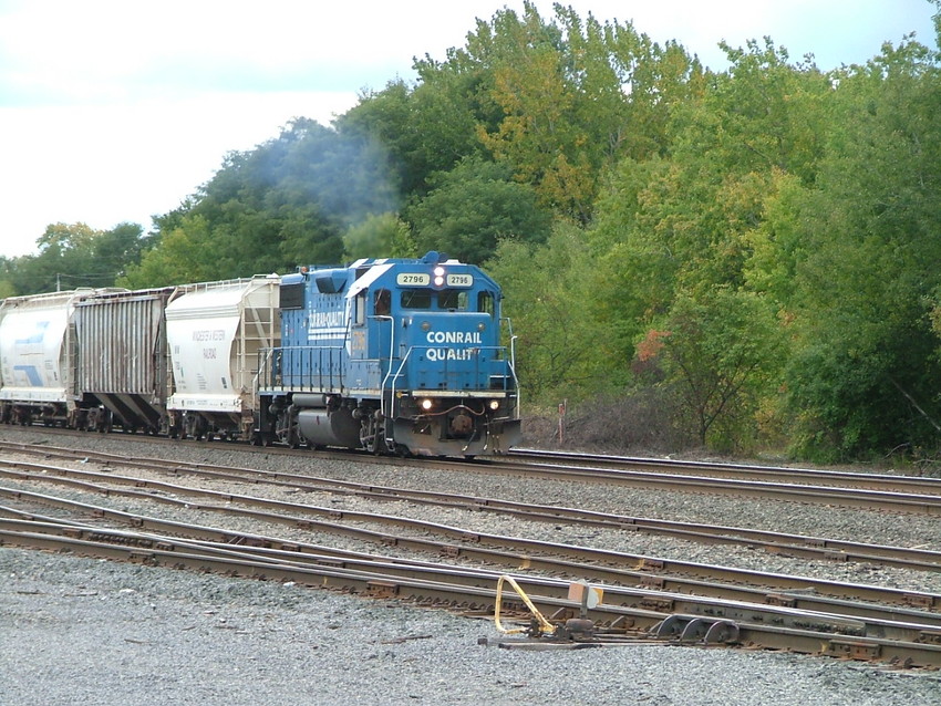 Photo of csx ex conrail gp38-2 at rotterdam ny westbound on selkirk branch