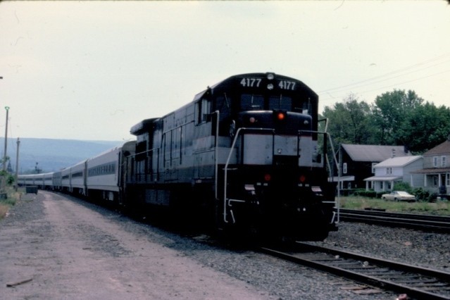 Photo of NJ Dot commuter train in Port Jervis NY