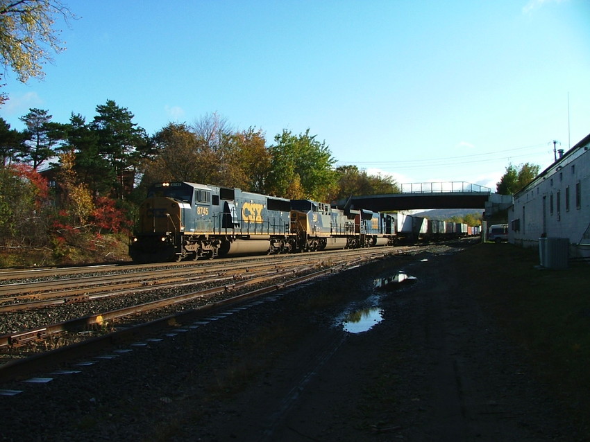 Photo of csx q119 westbound at pittsfield ma
