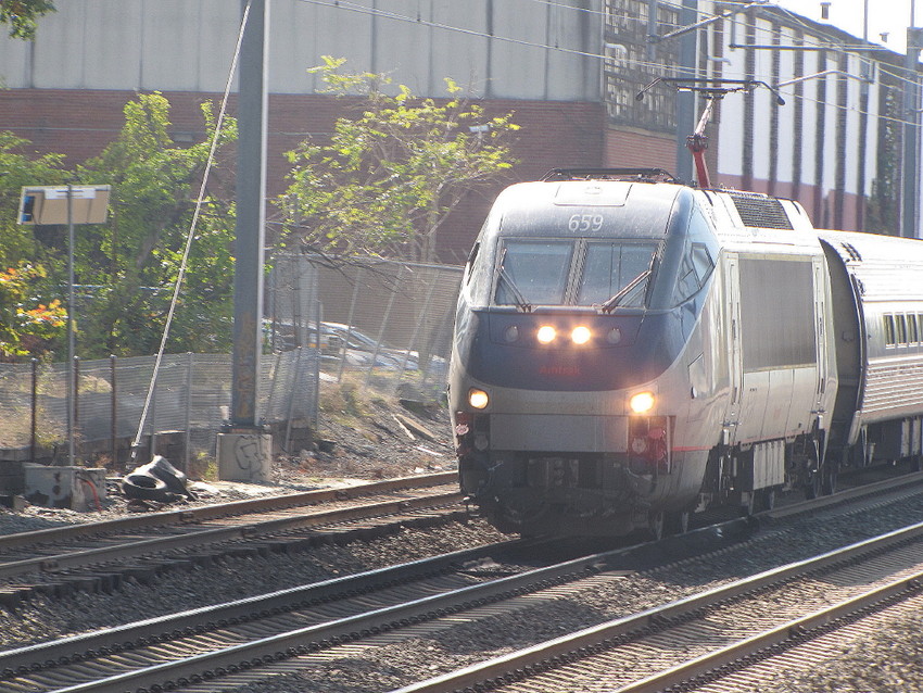 Photo of Amtrak 170 in Cranston RI