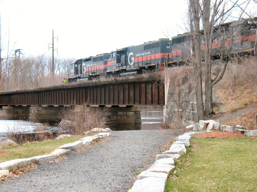 Photo of Backing to her train in Lowell