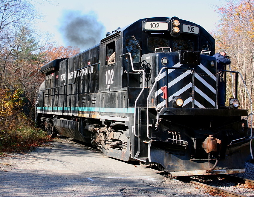 Photo of Fore River Railroad's 102 in Quincy, Ma