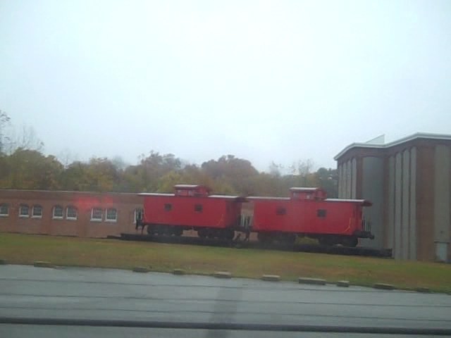 Photo of Two Cabooses at Webster MA