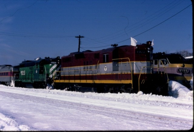 Photo of MBTA Geeps at Fitchburg