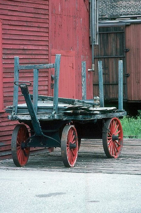 Photo of Old Baggage Cart