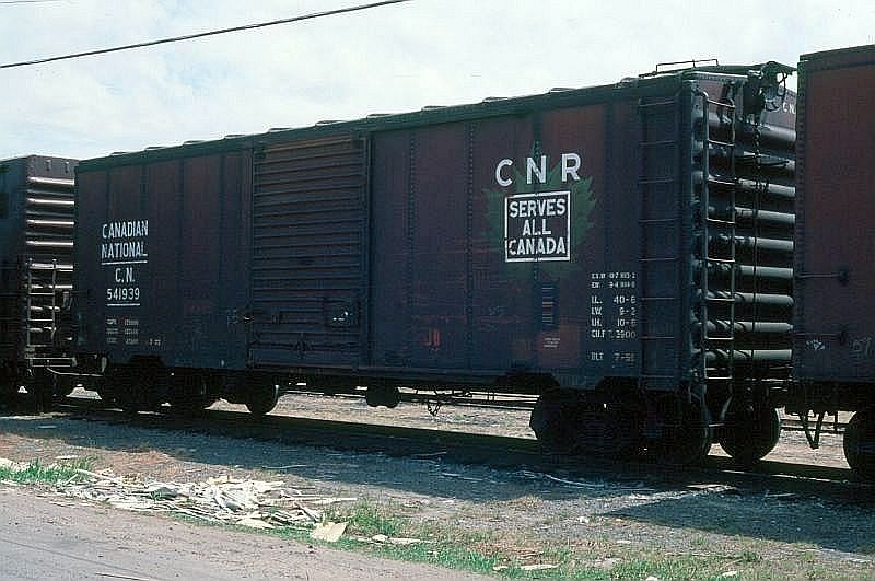 Photo of CN Box Car No. 541939