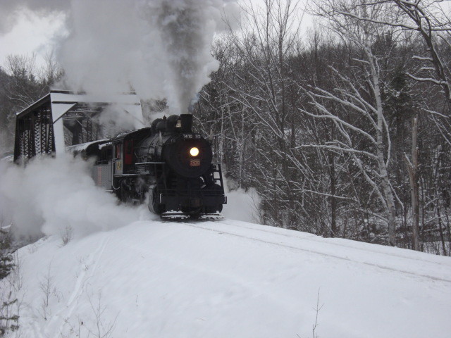Photo of Conway Scenic Steam in the Snow