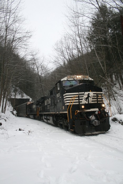 Photo of MOAY exiting the Hoosac Tunnel
