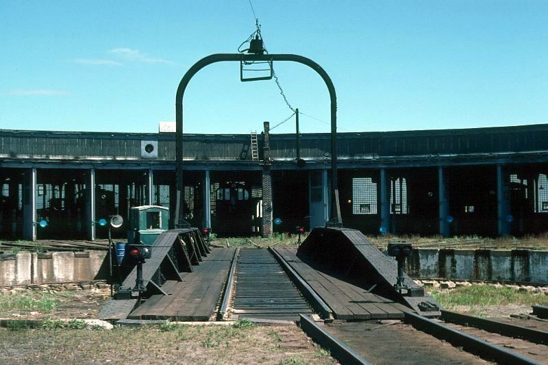 Photo of MEC Rigby Yard Turntable and Roundhouse
