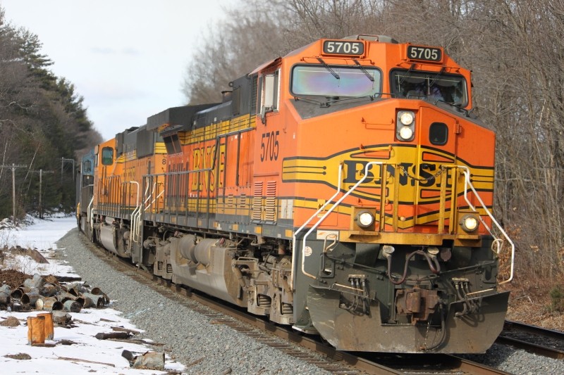Photo of BNSF 5705 Leads the Charge.
