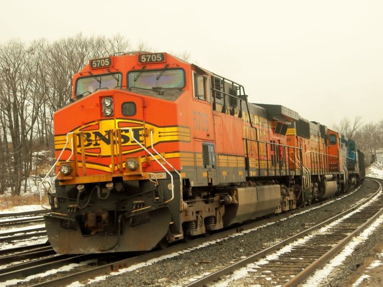 Photo of loaded coal train