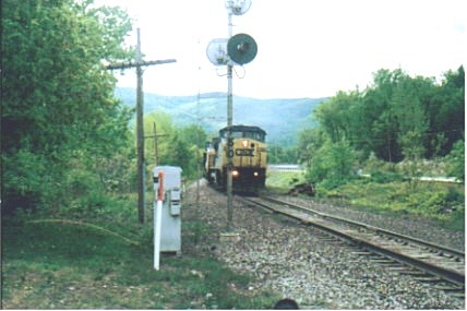 Photo of csx loaded coal train at pownal vt