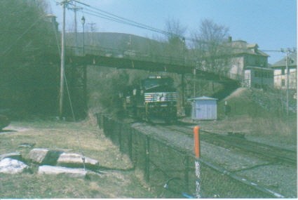 Photo of ns loaded bow coal train eastbound at north adams ma