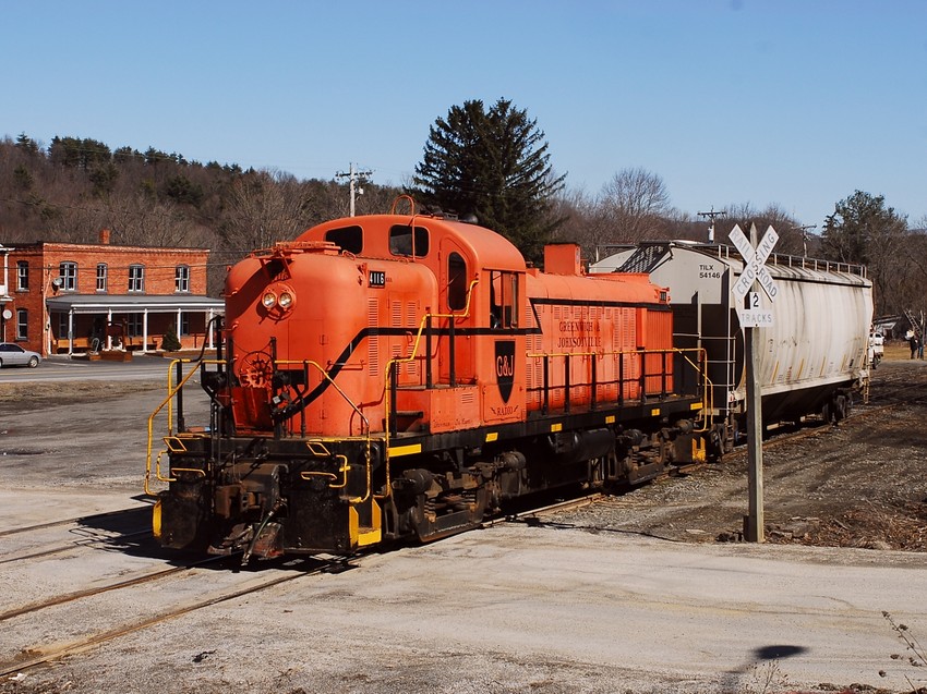 Photo of Battenkill RS-3 4116 switching at Eagle Bridge