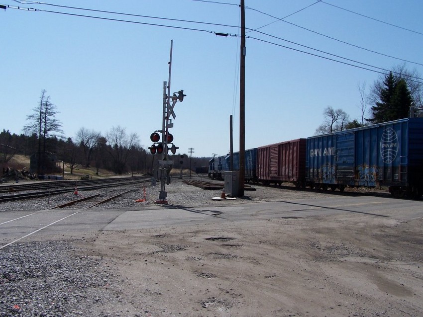 Photo of Stopped at the Diamond in Danville Junction