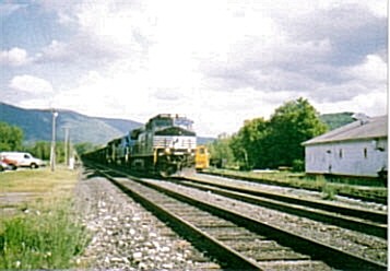 Photo of ns empty bow coal train at north adams ma