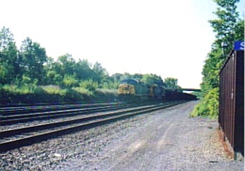 Photo of same csx loaded coal train leaving selkirk yard passing cpsk