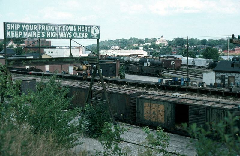Photo of MEC Sign and Freight Yard