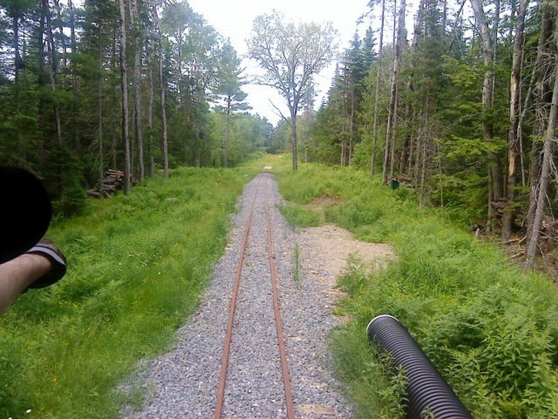 Photo of End of Track & Right of Way...
