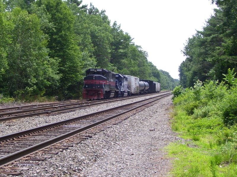 Photo of Freight side-tracked in Newfields
