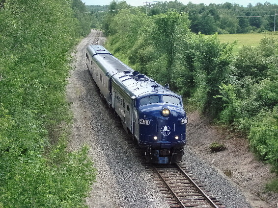 Photo of Waterville Bound OCS On The Freight Main